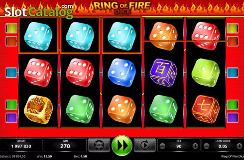Скрин4. Ring Of Fire Dice слот