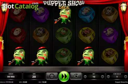 Скрин3. Puppet Show Dice слот