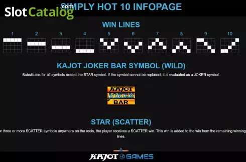 Скрин6. Simply Hot 10 слот
