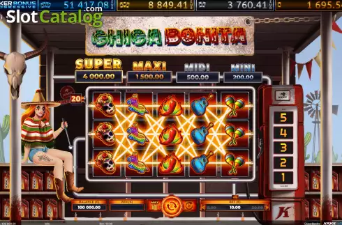 Скрин2. Chica Bonita слот