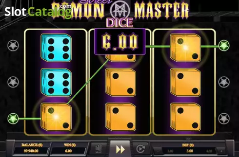 Скрин3. Demon Master Dice слот