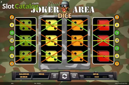 Скрин2. Joker Area Dice слот
