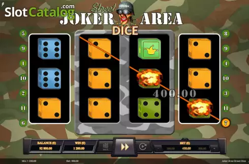 Скрин3. Joker Area Dice слот