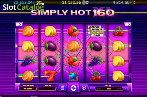 Скрин2. Simply Hot XL 160 слот