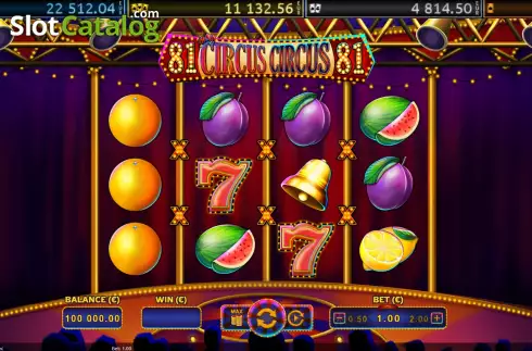 Скрин2. Circus Circus 81 слот