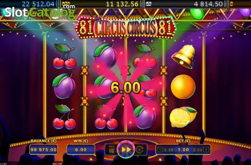 Скрин3. Circus Circus 81 слот