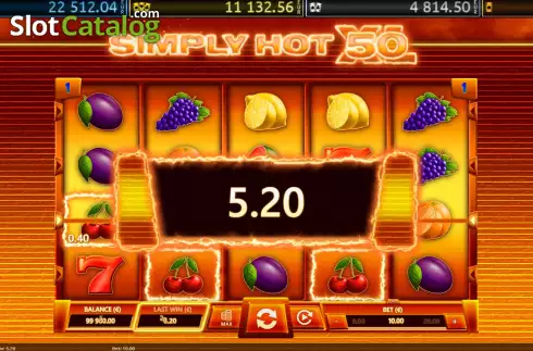 Скрин3. Simply Hot XL 50 слот
