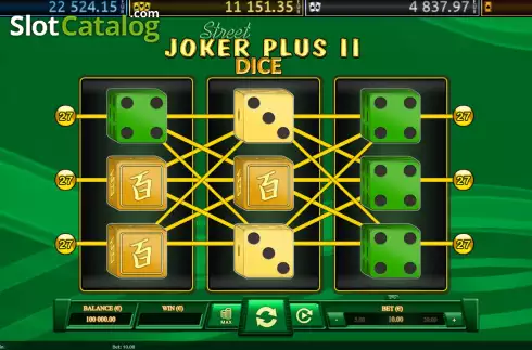 Скрин2. Joker Plus II Street Dice слот