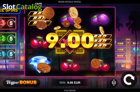 Скрин4. Miami Bonus Wheel слот
