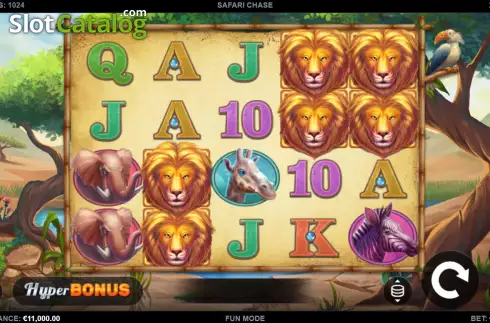 Скрин3. Safari Chase слот