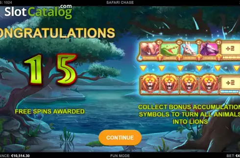 Скрин6. Safari Chase слот