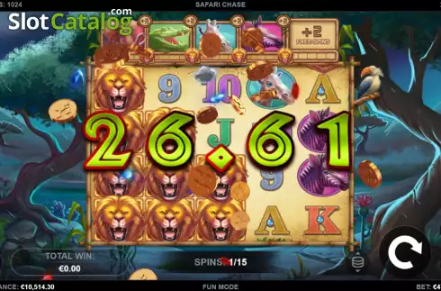 Скрин7. Safari Chase слот