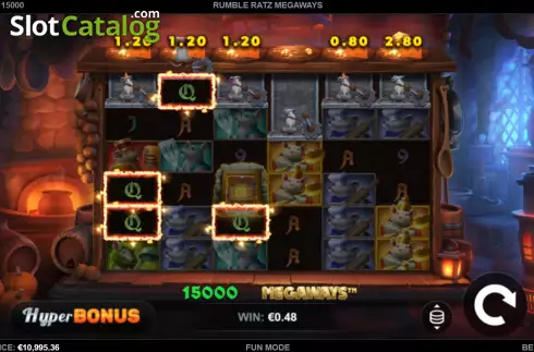 Скрин5. Rumble Ratz Megaways слот