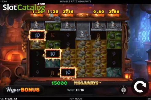 Скрин6. Rumble Ratz Megaways слот