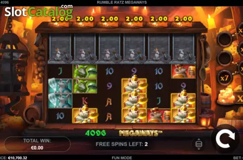 Скрин8. Rumble Ratz Megaways слот