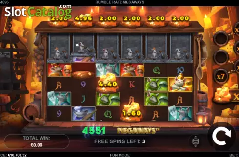 Скрин9. Rumble Ratz Megaways слот