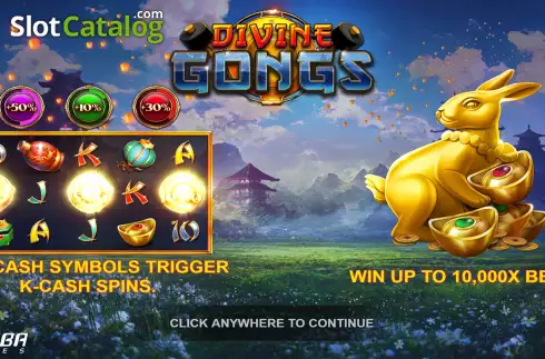 Скрин2. Divine Gongs слот