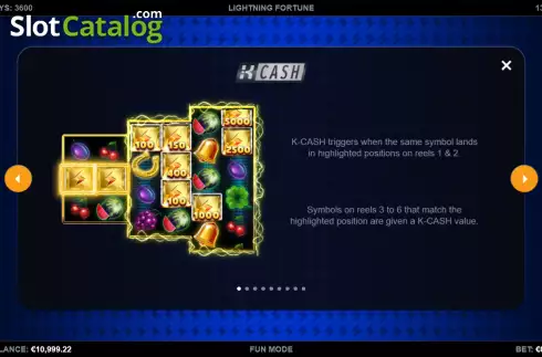 Скрин5. Lightning Fortune слот