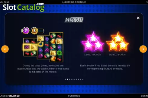 Скрин6. Lightning Fortune слот