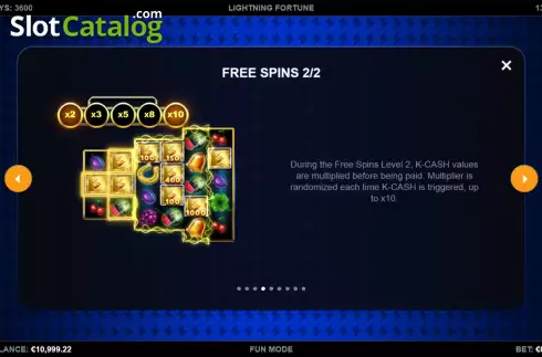 Скрин8. Lightning Fortune слот