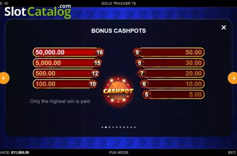 Скрин7. Gold Tracker 7's слот