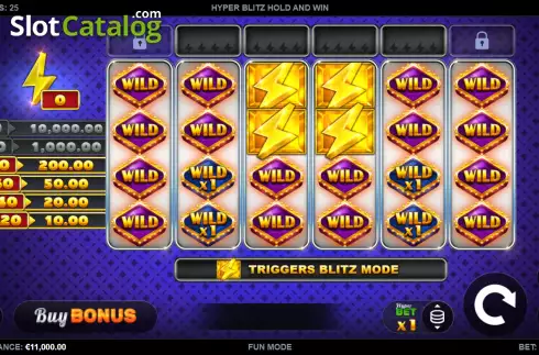 Скрин2. Hyper Blitz Hold and Win слот