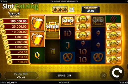 Скрин8. Cashpot Kegs Megaways слот