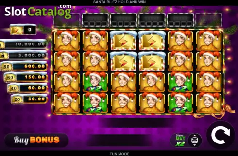 Скрин2. Santa Blitz Hold and Win слот