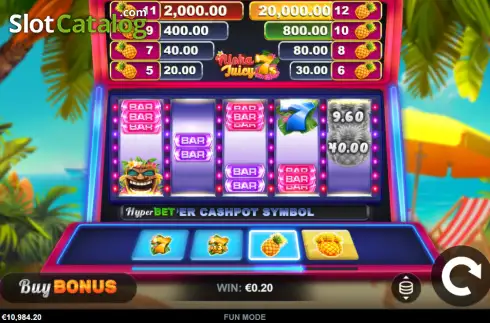 Скрин3. Aloha Juicy 7s слот