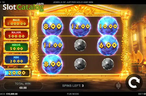 Скрин3. Jewels of Jupiter Hold and Win слот