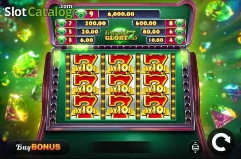 Скрин2. Emerald Glory 7s слот