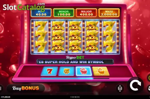 Скрин2. Piggy Bank Plunder Hold and Win слот