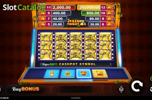 Скрин2. Joker Fright 7s слот