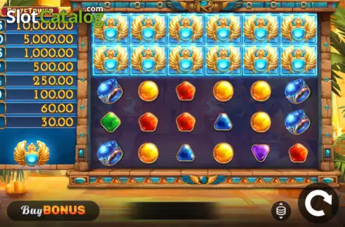 Скрин2. Horus Fire PrizeTower слот