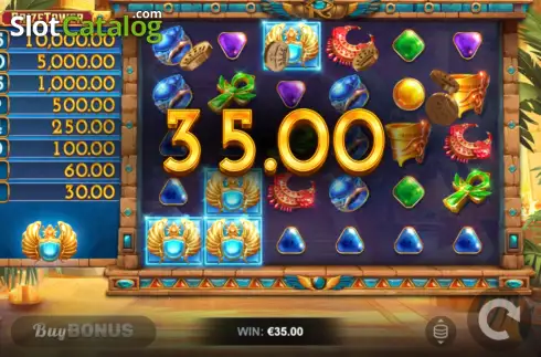Скрин3. Horus Fire PrizeTower слот