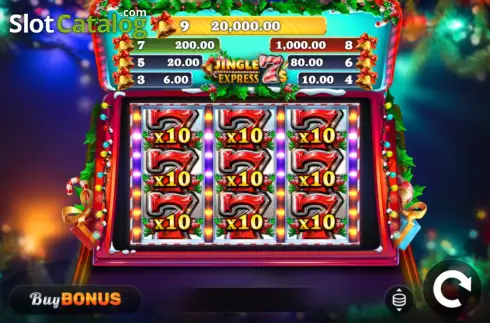 Скрин2. Jingle Express 7s слот