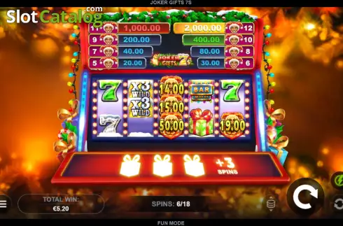 Скрин2. Joker Gifts 7s слот