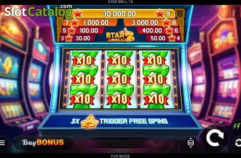 Скрин2. Star Bell 7s слот