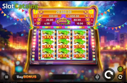 Скрин2. Carnival Express 7s слот