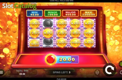 Скрин3. Coin Fall Hold and Win слот