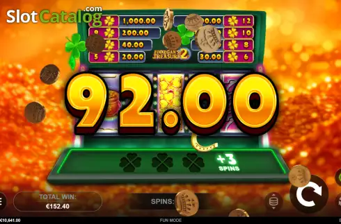 Скрин3. Finnegan's Treasure 2 слот