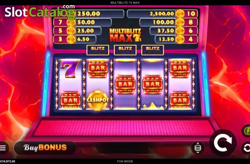 Скрин2. MultiBlitz 7s Max слот