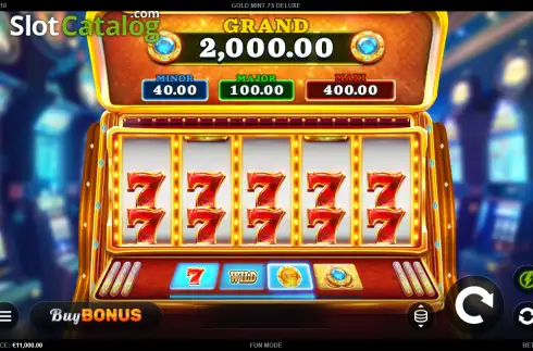 Скрин2. Gold Mint 7s Deluxe слот