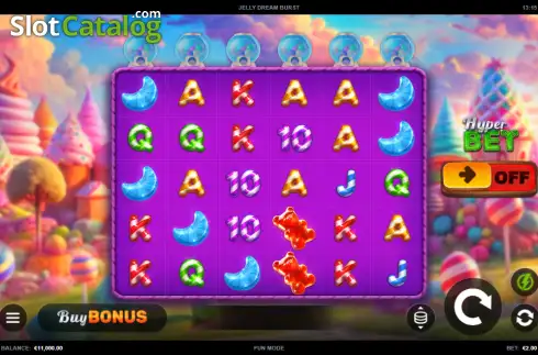 Скрин2. Jelly Dream Burst слот
