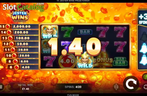 Скрин3. 10 Jester Wins PrizeTower слот