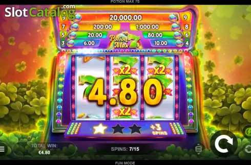 Скрин3. Potion Max 7s слот