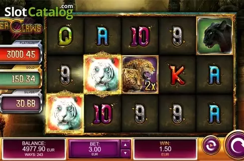Скрин6. Tiger Claws (Kalamba Games) слот
