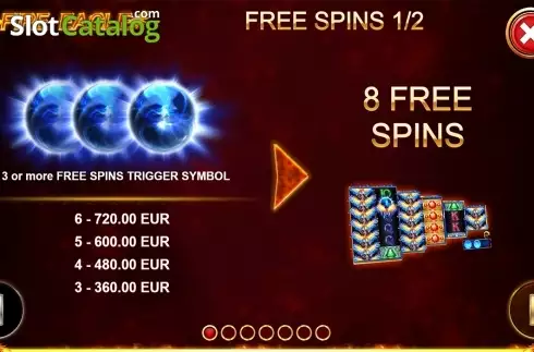 Скрин9. Fire Eagle слот