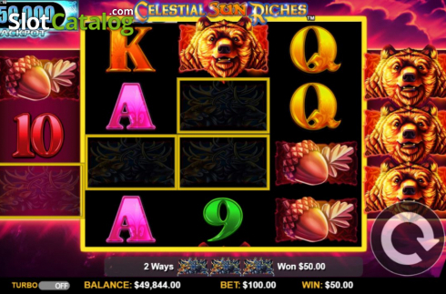 Скрин3. Celestial Sun Riches слот