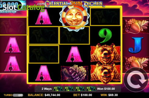 Скрин4. Celestial Sun Riches слот